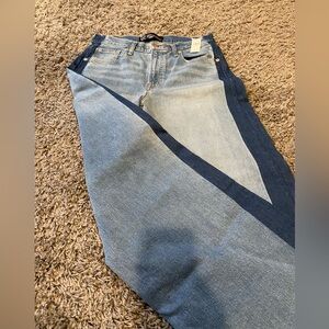 High Rise Wide-Leg Crop Jeans, Gap Factory, size 30